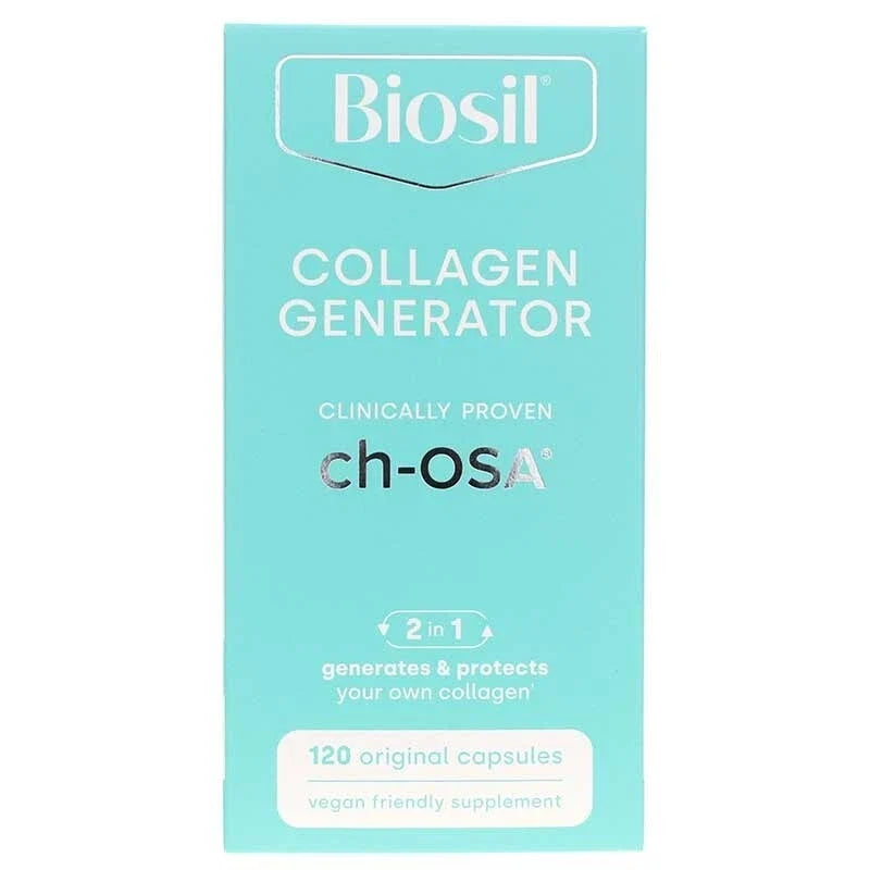 Biosil Collagen Generator with ch-OSA help generate collagen 120 Capsules (PACK OF THREE)