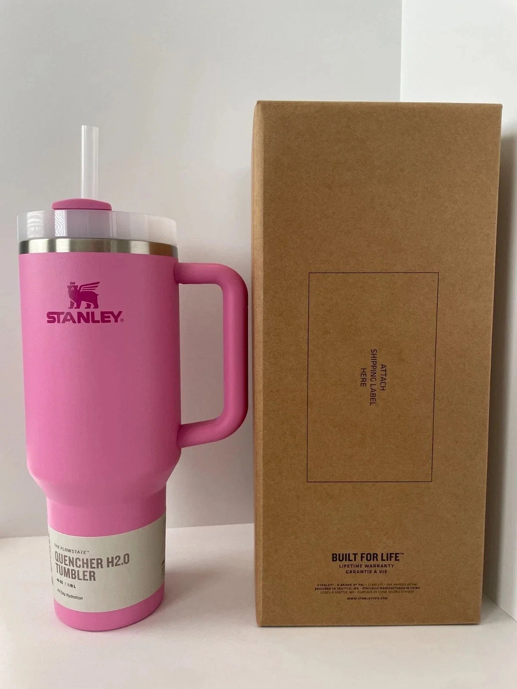 BRAND NEW IN BOX  THE 40OZ QUENCHER H2.0 FLOWSTATE™ TUMBLER IN PEONY