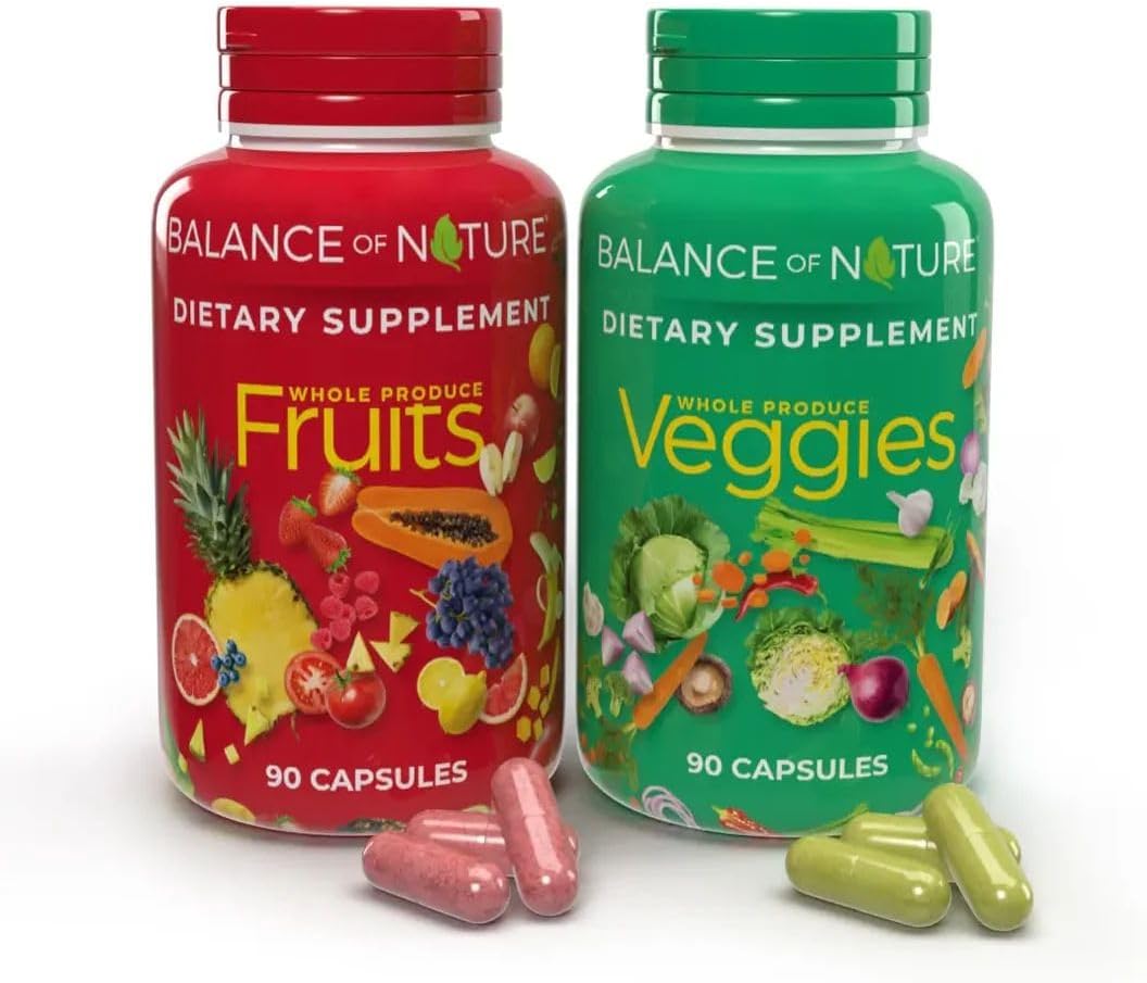Balance of Nature Whole Food Supplement, Fruits & Veggies, 30 Servings (PACK