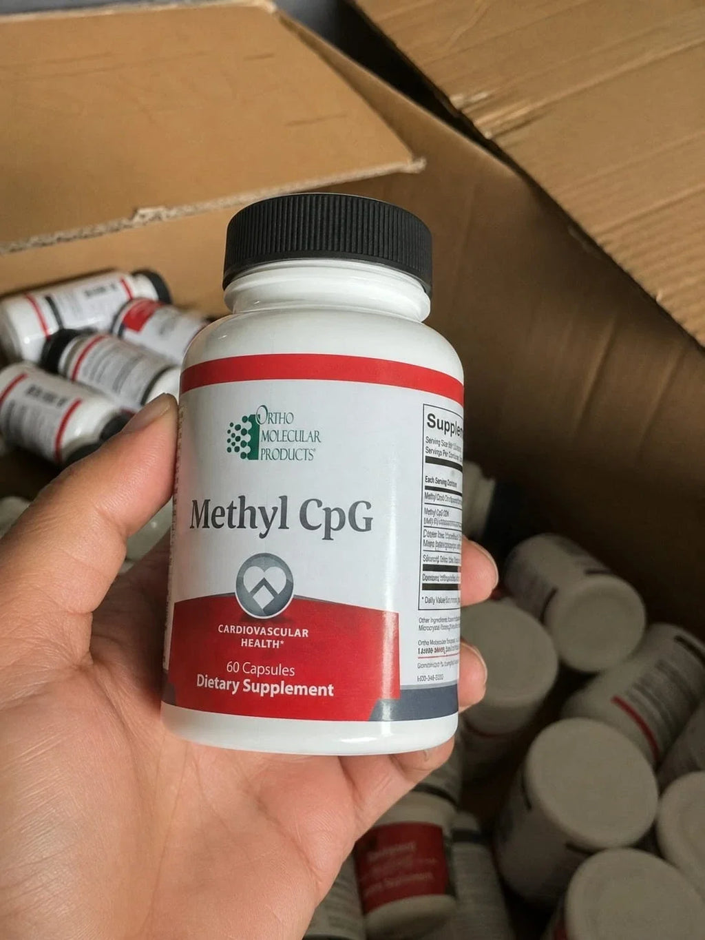 Ortho Molecular Products Methyl CpG 60 Capsules (PACK OF Two)