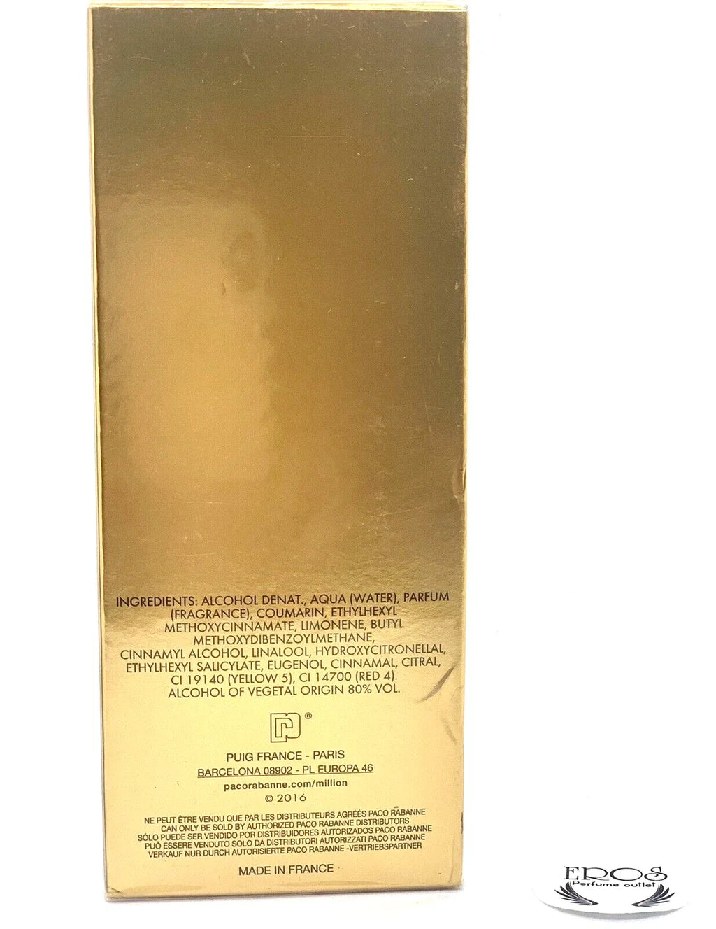Paco Rabanne 1 million Prive 3.4oz~100mL Eau De Parfum Rare Discontinued