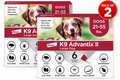 Advantix II Monthly Flea & Tick Prevention for Large Dogs (21–55 lbs), 6 Doses ( PACK OF 2 )