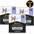 Purina Pro Plan FortiFlora Feline Probiotic Supplement for Cats – 30 Sachets Each, Pack of 3 (90 Total)