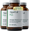 ALGAECAL Plus Calcium Supplement for Bone Density, D3 K2, 120 Caps, 3 Packs