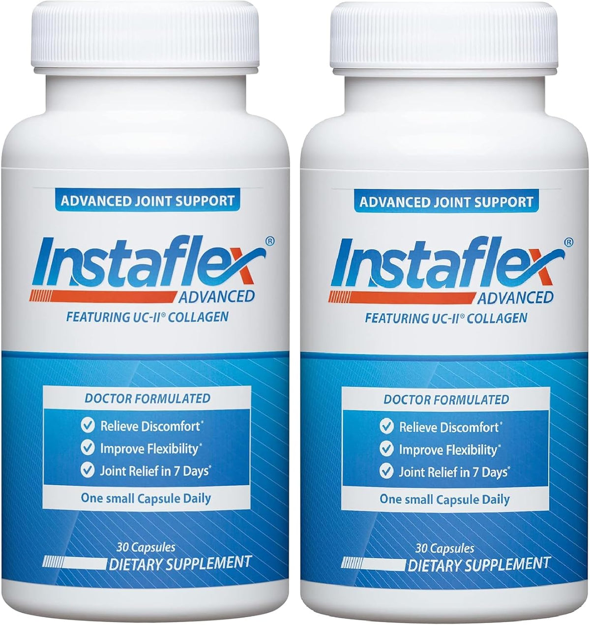 Instaflex Advanced Joint Supplements for Women and Men - 30 Count , ( pack of 2 )