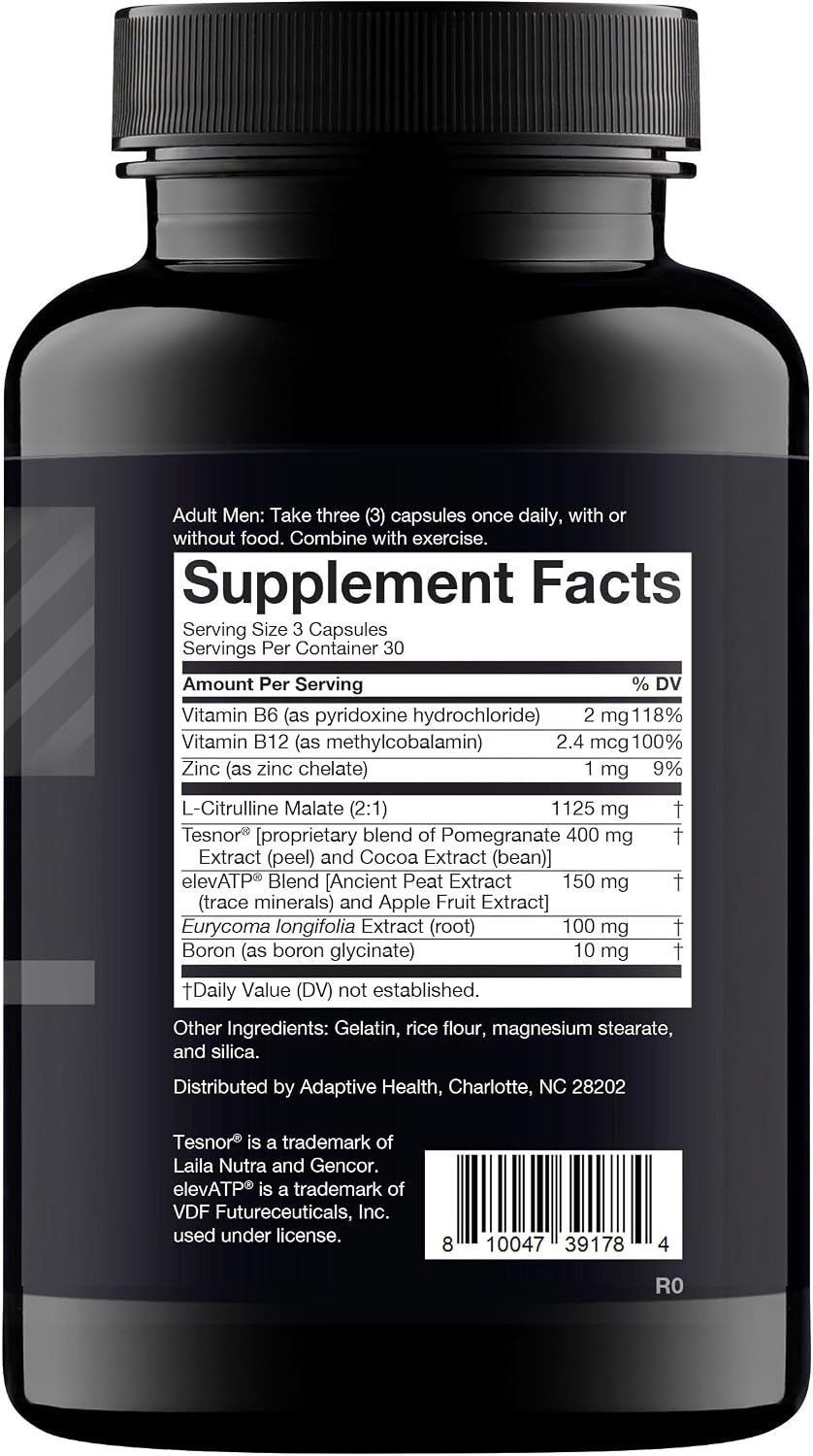 Nugenix Total-T Men’s Performance & Testosterone Support – 90 Capsules Each – Pack of 2 (180 Total)