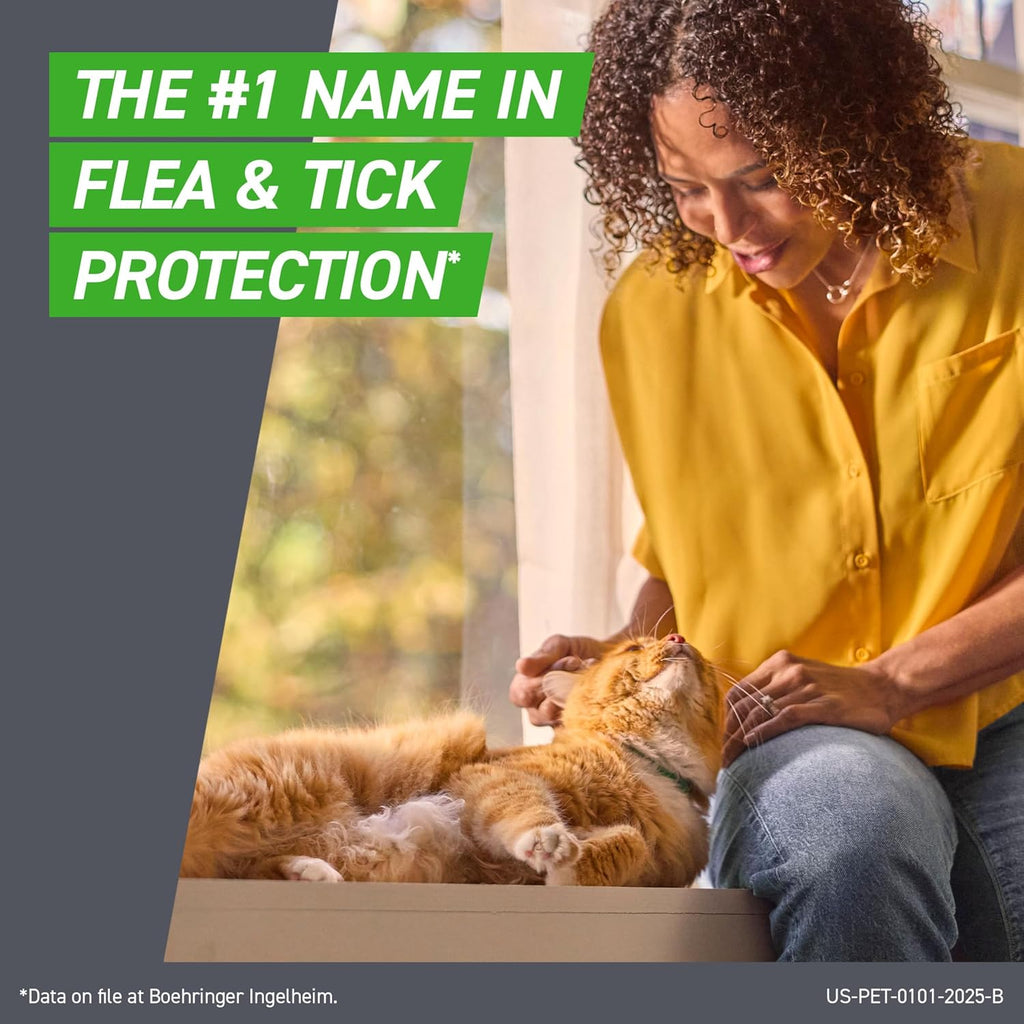 FRONTLINE Plus Flea and Tick Treatment for Cats over 1.5 lbs., 6 Treatments NEW (PACK OF TWO)