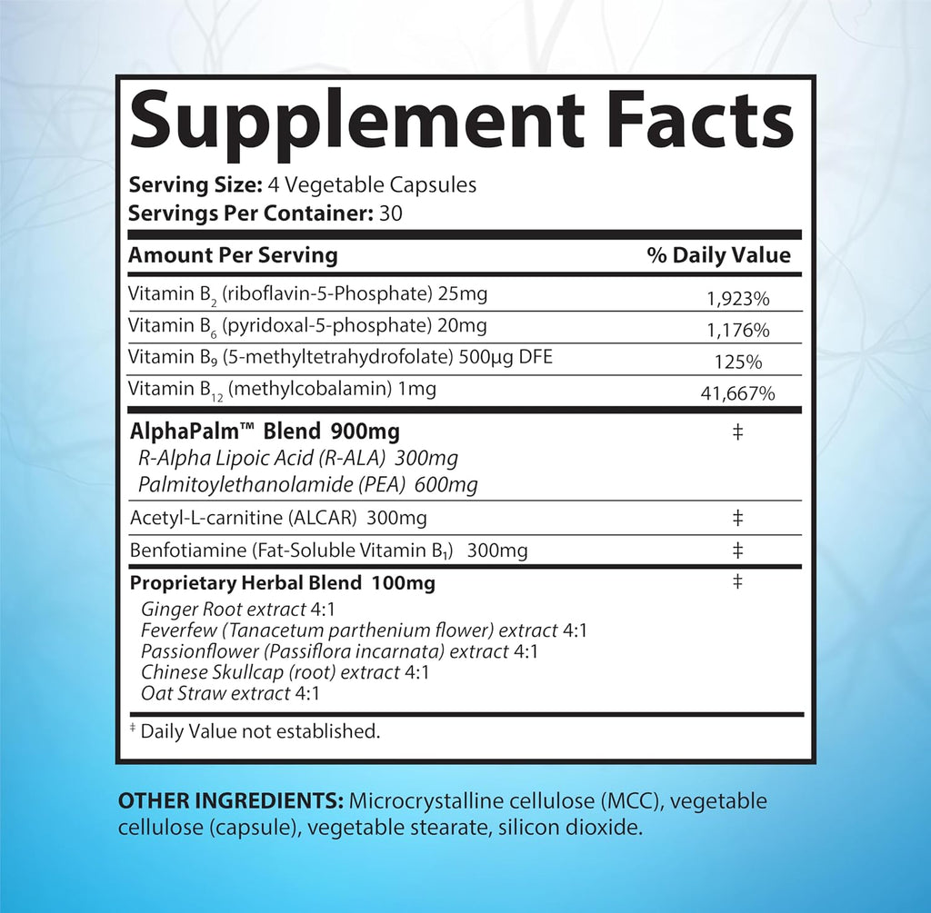 SciatiEase Sciatic Nerve Health Support Formula – 120 Capsules Each – 3 Bottles (360 Capsules)